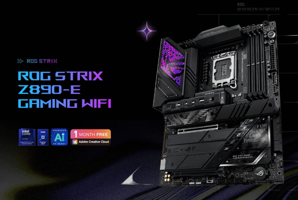 Carte mère ASUS ROG STRIOX Z890-E gAMING wifi