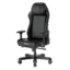 Ergonomic black gaming chair with high back, headrest, and padded armrests on a five-star wheeled base (Master chair)