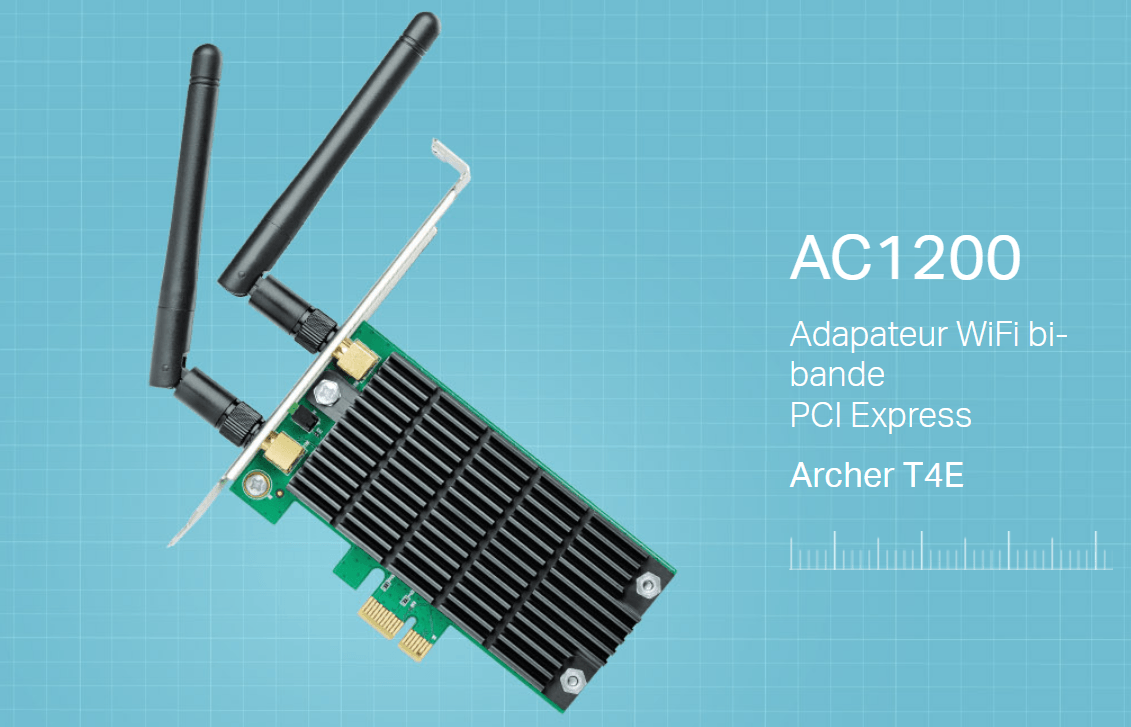 Carte Wi-Fi TP Link 802.11ac - WiFi bi-bande pour des connexions plus rapides