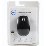 Dell Wireless Mouse in clear packaging with USB receiver visible, front label says 'Wireless Mouse' and model WM126 (product shot). | Ahoundjuè Technologies Dell Wireless Mouse in clear packaging with USB receiver visible, front label says 'Wireless Mouse' and model WM126 (product shot).