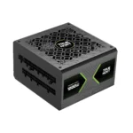 ATX computer power supply unit with TrueNorth branding and 1000W rating, black with hexagonal vent grille and green accents | Ahoundjuè Technologies ATX computer power supply unit with TrueNorth branding and 1000W rating, black with hexagonal vent grille and green accents