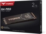 GA Pro PCIe Gen5 graphene SSD packaging box, 2TB capacity, black and red design by T-Force (product photo)