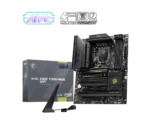 A high-end motherboard with a boxed Z390 Tomahawk WiFi and accompanying components, ready for a custom PC build.