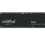 Crucial T705 PCIe Gen5 NVMe M.2 SSD on a white background