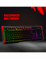 Advance GTA 240 Clavier gaming - touches semi-mécaniques - rétroéclairage RGB - AZERTY, Français – Image 4
