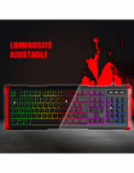 Advance GTA 240 Clavier gaming - touches semi-mécaniques - rétroéclairage RGB - AZERTY, Français – Image 6