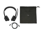 Logitech Zone 305 Noir casque-micro sans fil - Bluetooth 5.3 - microphone anti-bruit - 20 heures d'autonomie (compatible MS Teams) – Image 8